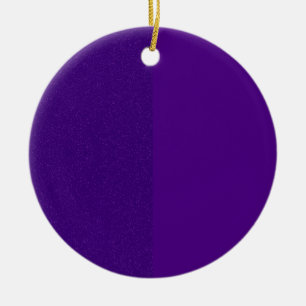 Dual Paarse Glitter Split Ornament –