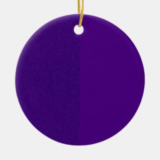 Dual Paarse Glitter Split Ornament –  (Voorkant)