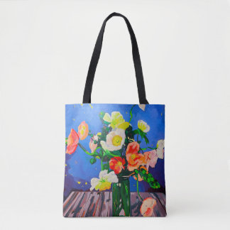 Dual-sided tote Icelandic Poppies Draagtas