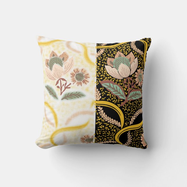 Dual-Tone Botanical Pillow Kussen (Voorkant)