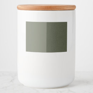 Dual-Tone Moss Green Vinyl Etiket Set - Aangepast