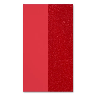 Dual Tone Red Magnetic Visitekaartje – Aanpassen Magnetisch Visitekaartje