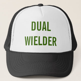 "Dual Wielder" Funny Trucker Hat | Gamer-Pet Pet