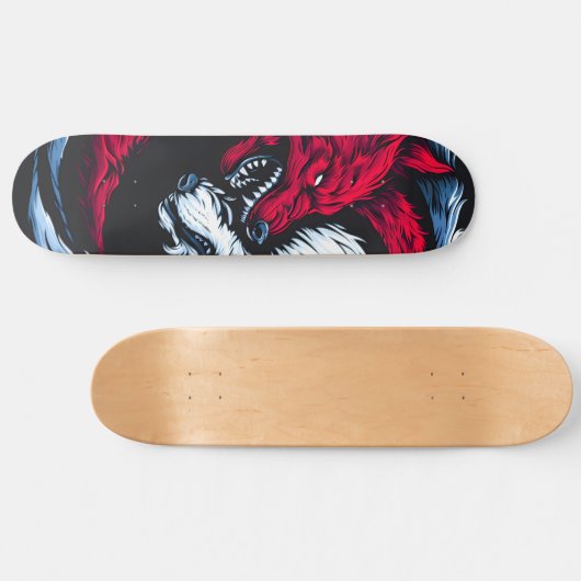 Dual Wild Lunar Wolf Skateboard (Horizontaal)