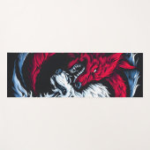 Dual Wild Lunar Wolf Yogamat (Voorkant (horizontaal))