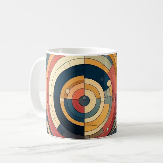 Dualité Bauhaus Style Mug (Devant gauche)