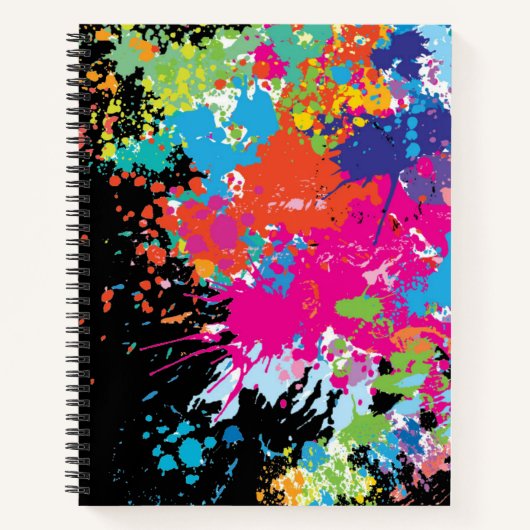 Dualité Journal - Paint Spill Chaos Edition (Devant)