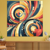 Dualiteit - Bauhaus - Canvas Art Afdruk (Insitu (Woonkamer))