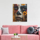 Dualiteit in Bloom Canvas Afdruk (Insitu (Woonkamer))