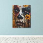Dualiteit in Bloom Canvas Afdruk (Insitu (Houten vloer))