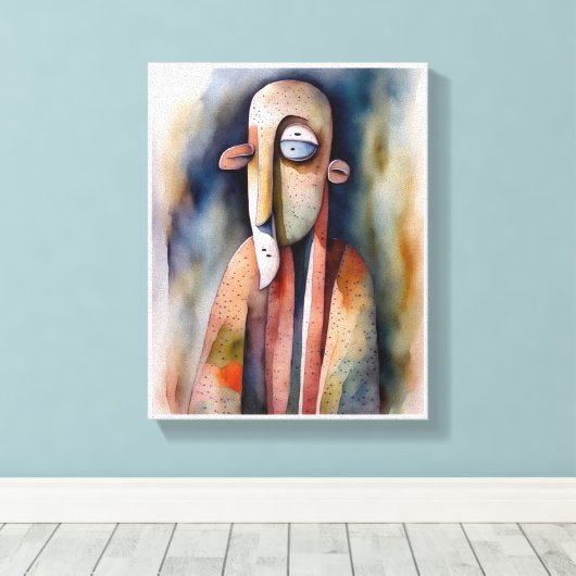 duality canvas afdruk (Insitu (Houten vloer))