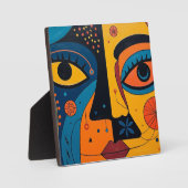 Duality in Bloom: A Symphony of Sight and Symbol Fotoplaat (Voorkant)