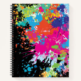 Duality Journal – Paint Spill Chaos Edition Notitieboek