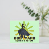 Dub Yard Sound System Briefkaart (Staand voorkant)