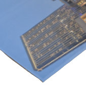 Dubai architectuur bij nacht tafelkleed (Gekanteld)