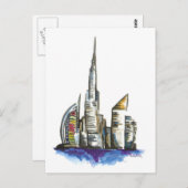 dubai briefkaart (Voorkant / Achterkant)
