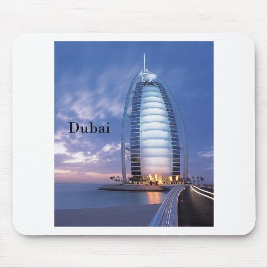 Dubai Burj Al Arab Hotel (van St.K.) Muismat (Voorkant)