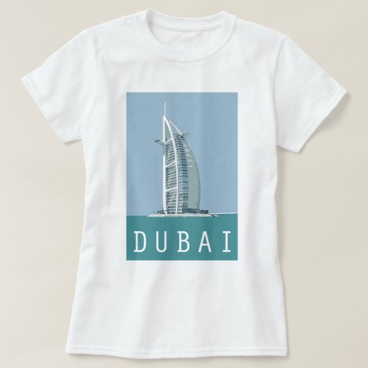 Dubai Burj al Arab T-shirt (Design voorkant)