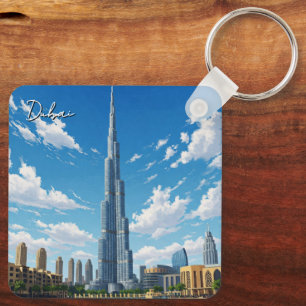 Dubai Burj Al Arab VAE Reizen Sleutelhanger