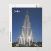 dubai burj khalifa briefkaart (Voorkant / Achterkant)