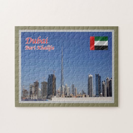 Dubai - Burj Khalifa - De grootste wolkenkrabber - Legpuzzel (Horizontaal)