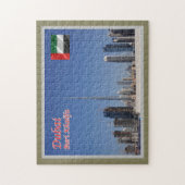Dubai - Burj Khalifa - De grootste wolkenkrabber - Legpuzzel (Verticaal)