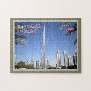 Dubai - Burj Khalifa - De grootste wolkenkrabber - Legpuzzel