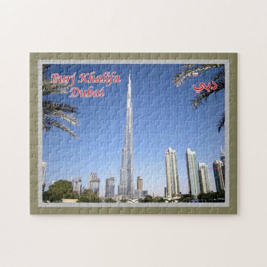 Dubai - Burj Khalifa - De grootste wolkenkrabber - Legpuzzel (Horizontaal)