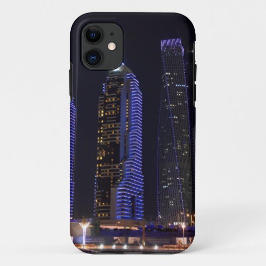Dubai Cayan Tower 's nachts Case-Mate iPhone Case (Achterkant)