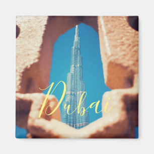 Dubai City Skyscraper Landscape Magnet Magneet