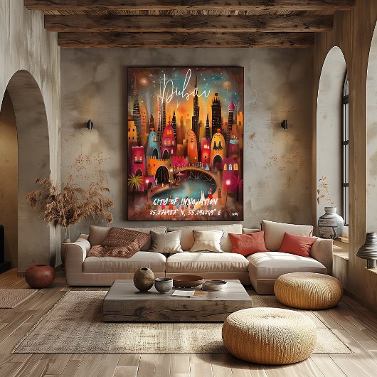 Dubai: Ciudad de Innovación Perfect Poster