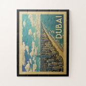 Dubai Coast Vintage Travel Legpuzzel (Verticaal)
