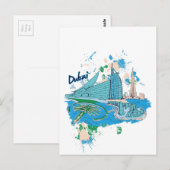 dubai e design briefkaart (Voorkant / Achterkant)