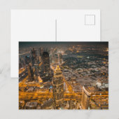 Dubai Emiraten, Burj Khalifa Briefkaart (Voorkant / Achterkant)