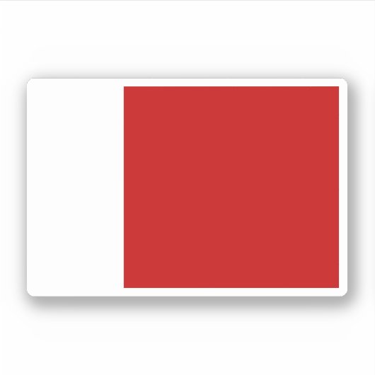 Dubai Flag Sticker (Voorkant)