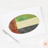 Dubai Flag Stickers (Envelop)