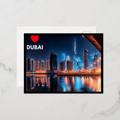 Dubai Folie Feestdagen Briefkaart (Voorkant / Achterkant)