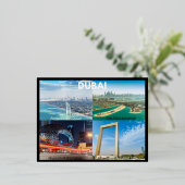 Dubai Folie Feestdagen Briefkaart (Staand Voorkant)