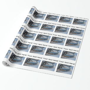 Dubai glazen wolkenkrabber cadeaupapier