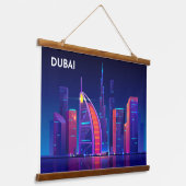Dubai Hangend Wandkleed (Gebogen)