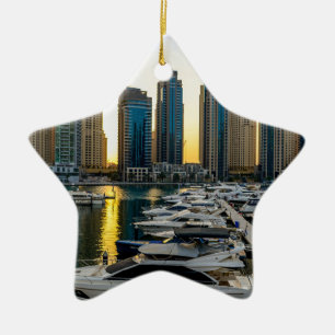 Dubai Hoogste gebouwen van Dubai Keramisch Ornament