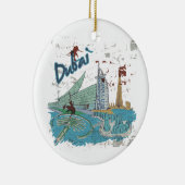 Dubai Keramisch Ornament (Rechts)