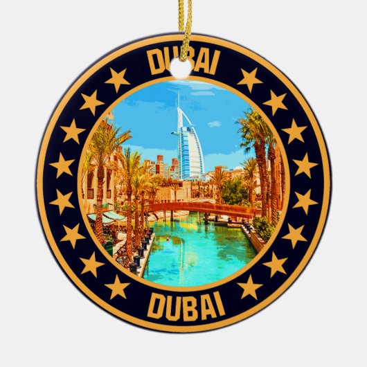 Dubai Keramisch Ornament (Voorkant)
