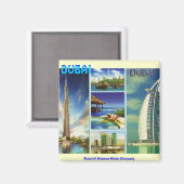 DUBAI-magneet Magneet (Voorkant / Achterkant)