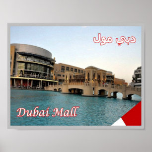 Dubai - Mall - Grootste winkelen - Poster