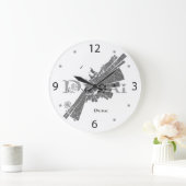 Dubai Map Clock Grote Klok (Huis)