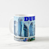 Dubai Metro Koffiemok (Voorkant links)