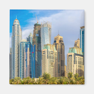 Dubai modern skyscrapers Corniche Magneet