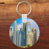 Dubai modern skyscrapers Corniche Sleutelhanger (Voorkant)