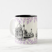 Dubai Moskee: Islamitische architectuur, cultuur e Tweekleurige Koffiemok (Voorkant links)